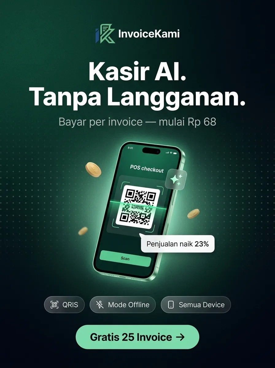 Kasir AI. Tanpa Langganan.