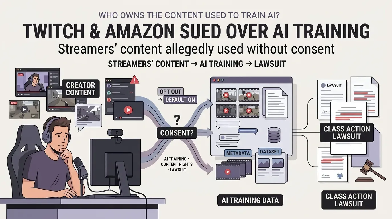 Skandal Data AI: Twitch dan Amazon Digugat karena Diam-diam Latih AI Pakai Video Streamer