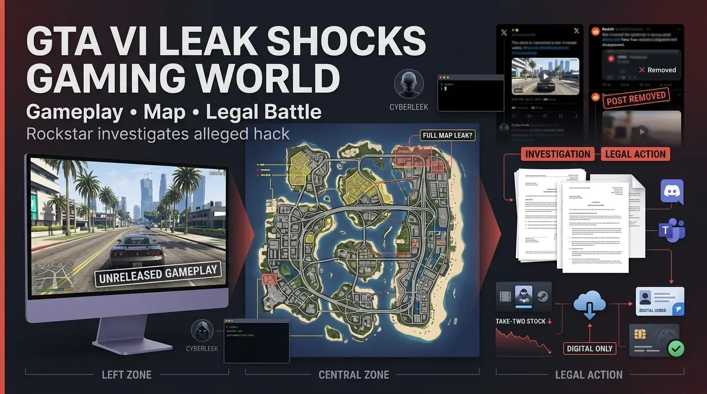 Petaka Data Rockstar: Hacker Bobol GTA VI Demi Protes "Kiamat Kaset Fisik"