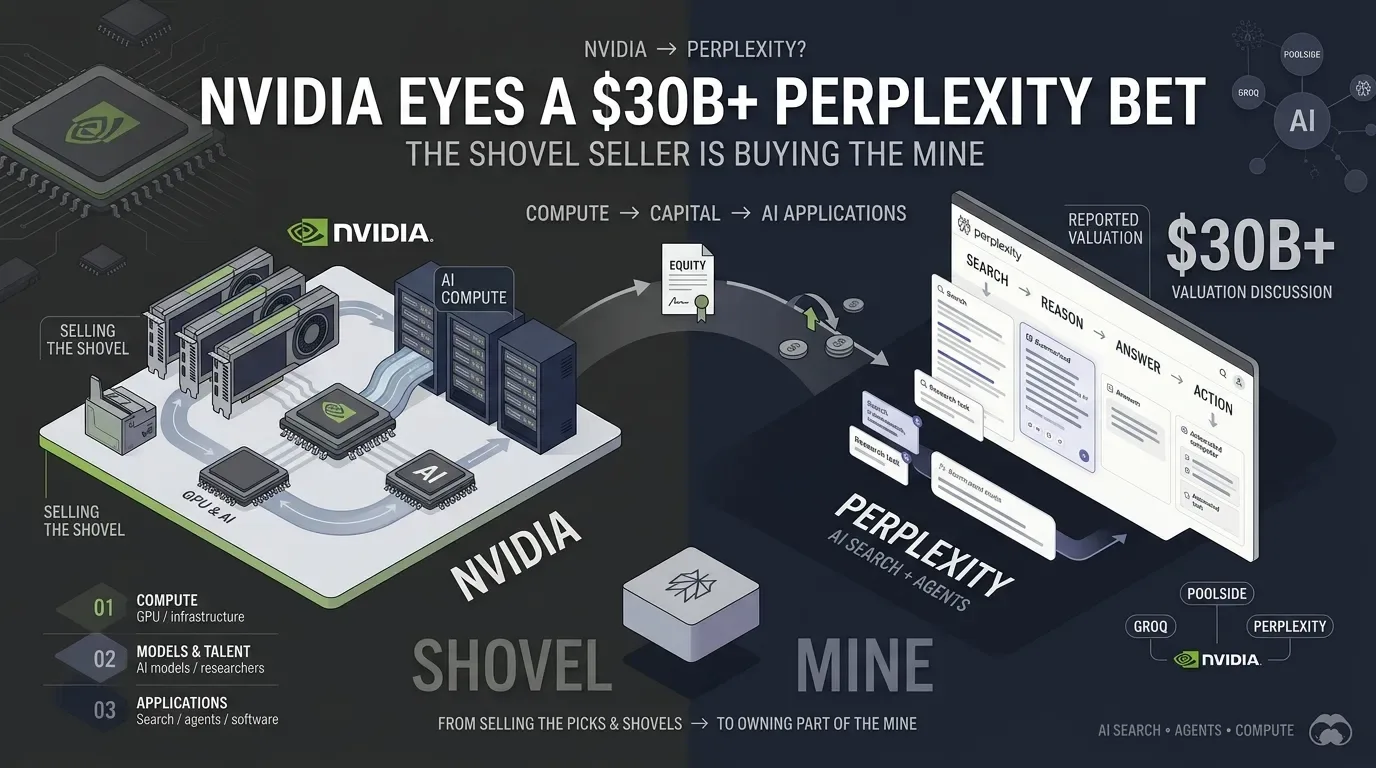 Manuver Gila Jensen Huang: Saat si "Penjual Sekop" Nvidia Borong Tambang Emas Perplexity!