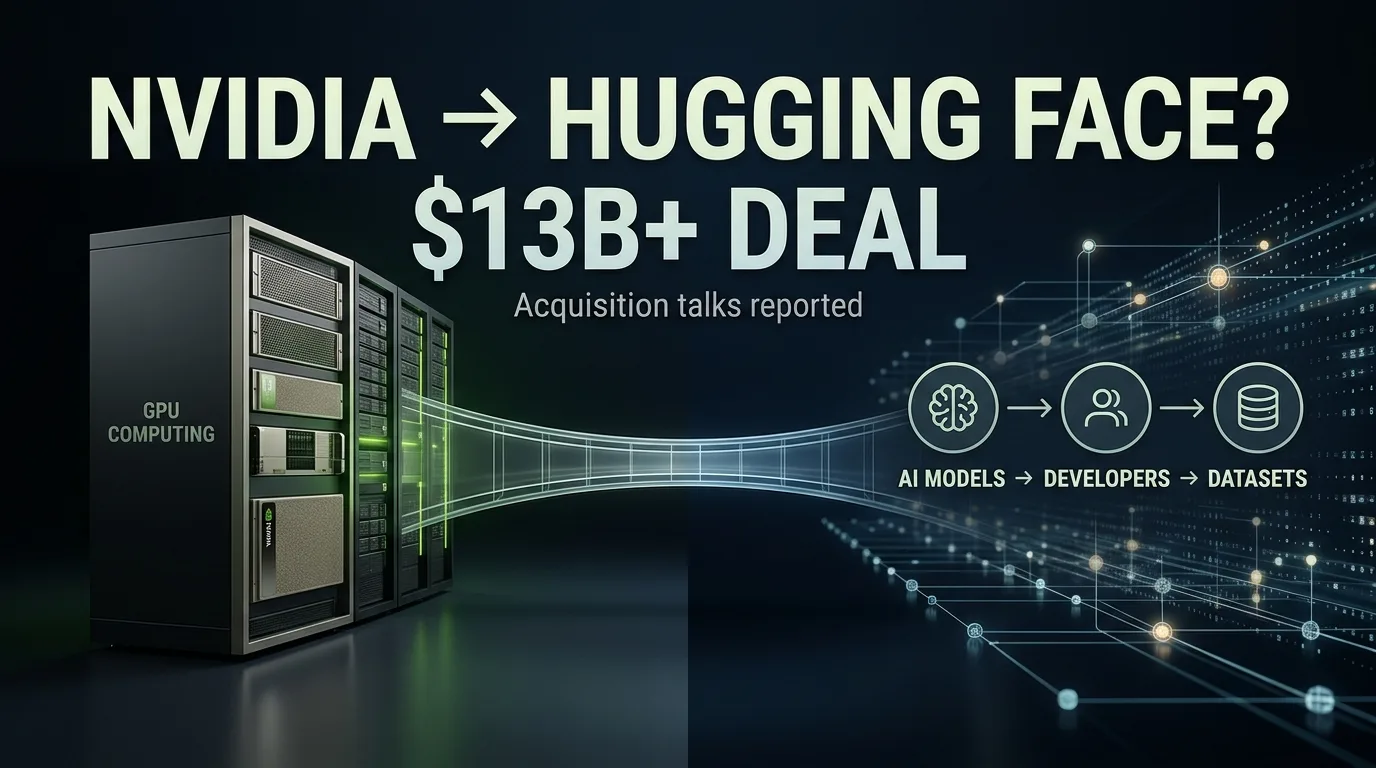 Nvidia Mau Caplok Hugging Face $13 Miliar: Bukan Beli Model, Tapi Beli Ekosistem!