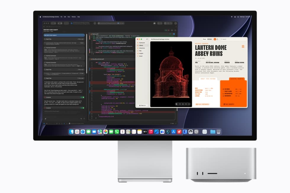 Mac Studio membantu developer bekerja lebih cepat di Xcode sekaligus menjalankan coding agent langsung di perangkat.