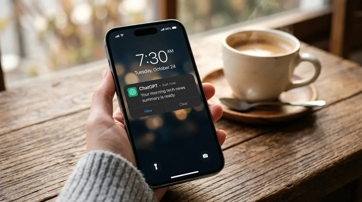device smartphone memperlihatkan jadwal notiffikasi task smartphone